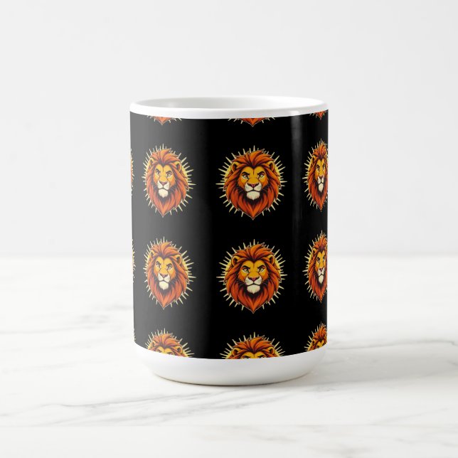 Taza De Café Majestic Lion – King of Power and Authority (Centro)