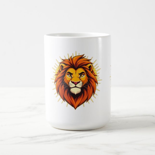 Taza De Café Majestic Lion – King of Power and Authority (Centro)