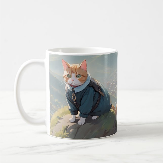Taza De Café Majestic Meow-narchs (Izquierda)