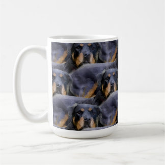 Taza De Café Majestic Rottweiler: Serenity in Strength