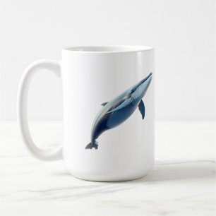 Taza De Café Majestic Whale Duo in Ocean Depths