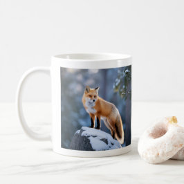 Taza De Café Majestic Winter Fox Photography