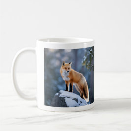 Taza De Café Majestic Winter Fox Photography