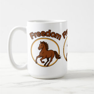 Taza De Café **Majestuoso caballo árabe en el desierto dorado**