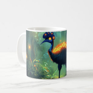 Taza De Café Majestuoso pájaro casuario