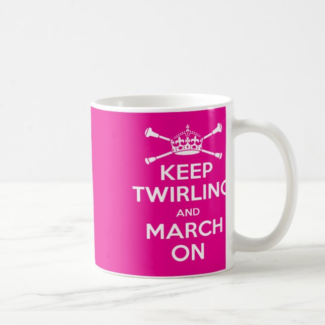Taza De Café Majorettes Pink Keep Twirling Mug (Derecha)