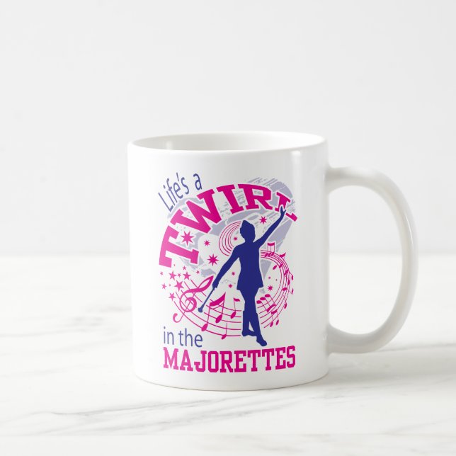 Taza De Café Majorettes, Twirlers De Batón (Derecha)