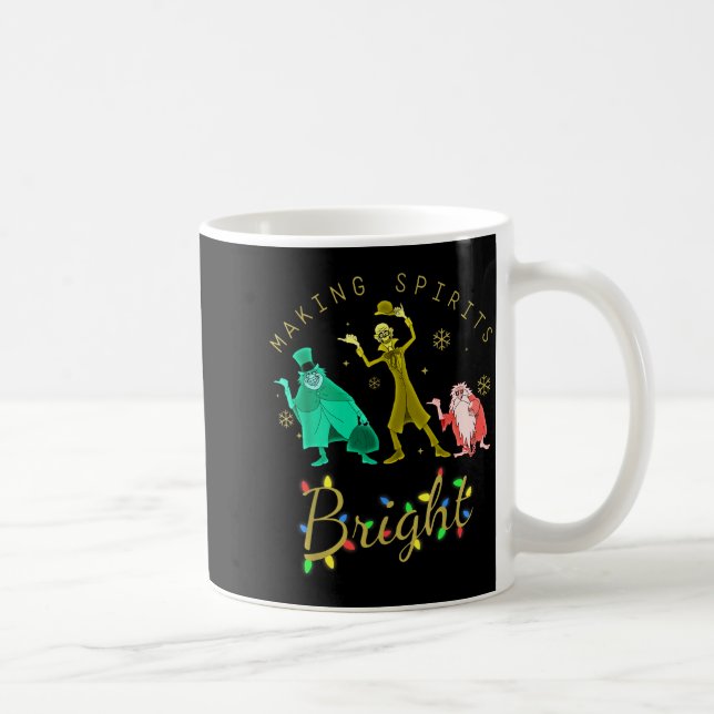 Taza De Café Making Srits Bright Christmas Retro Groovy Christm (Derecha)