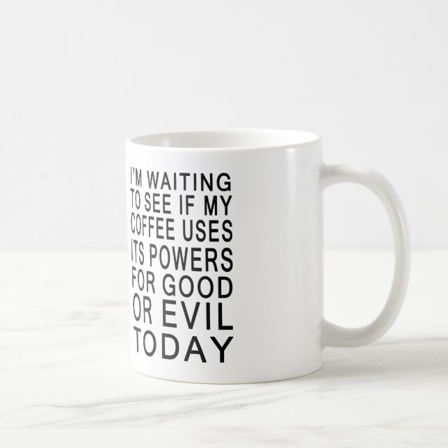 Taza De Café Mal del café o bueno (Derecha)