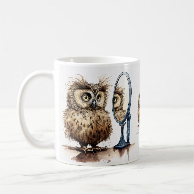 Taza De Café Mal Día del Pelo Café Mug (Izquierda)