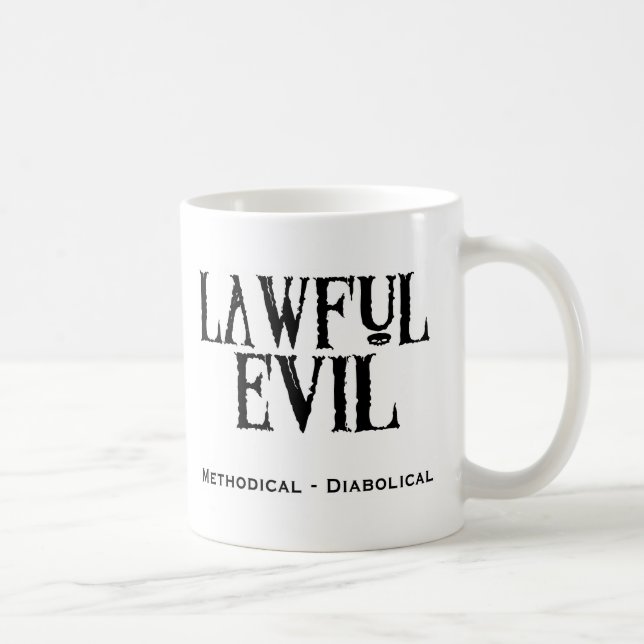 Taza De Café "Mal legal " (Derecha)