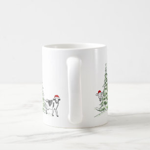 Taza De Café Mala y capucha navideña