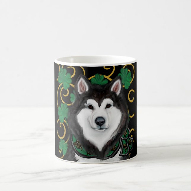 Taza De Café Malamute de Alaska (Centro)