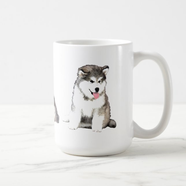 Taza De Café Malamute de Alaska (Derecha)