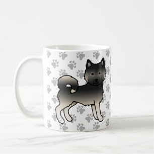 Taza De Café Malamute de Alaska Agouti Perro Lindo & Patas