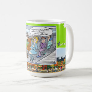 Taza De Café Malas Cañas   Clásico Humor Situacional Absurdo