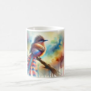 Taza De Café Malcoha bird 211024AREF136 - Watercolor