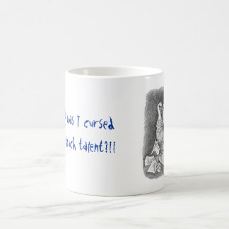 Taza De Café Maldecido con talento