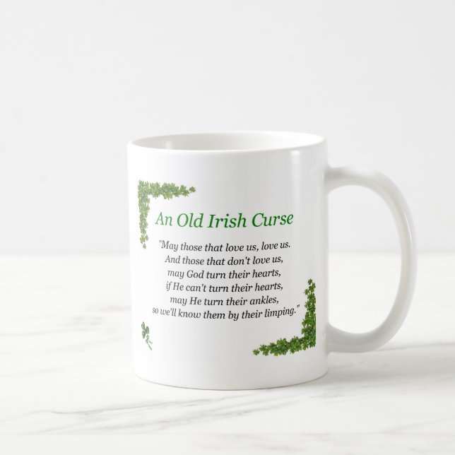 Taza De Café maldición del irlandés (Derecha)