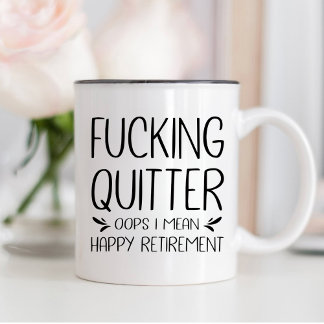 Taza De Café Malditas Oops De Quitter Me Refiero A La Jubilació
