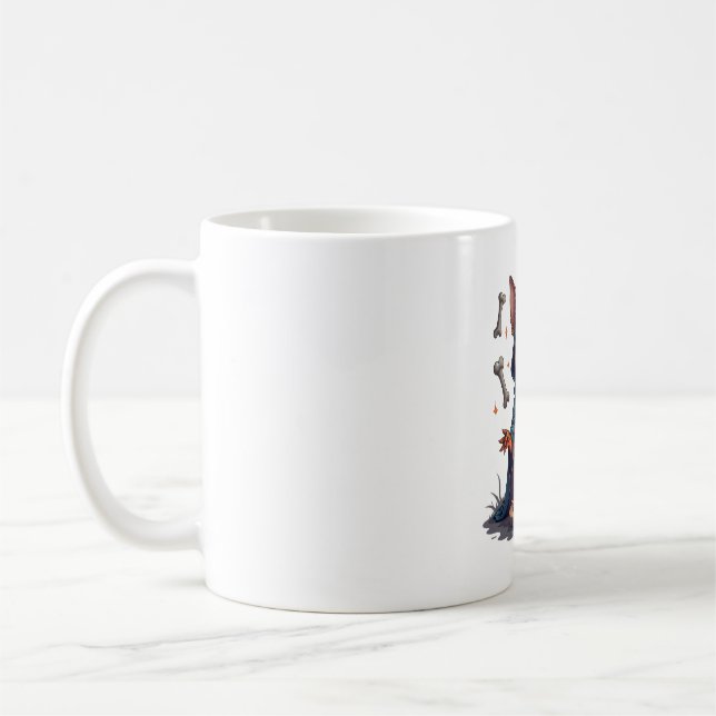 Taza De Café Maldito perro ritual chihuahua (Izquierda)