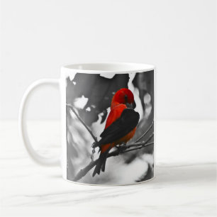 Taza De Café Male Scarlet Tanager