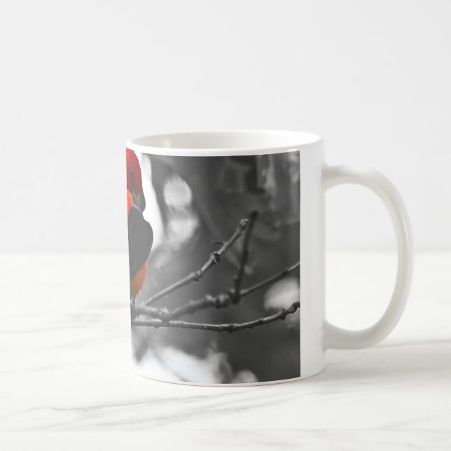 Taza De Café Male Scarlet Tanager (Derecha)