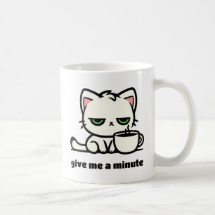 Taza De Café Malhumor Matutino Personalizable para Zurdos
