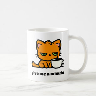 Taza De Café Malhumorado Matutino Personalizable para Zurdos