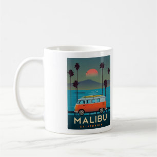 Taza De Café Malibu California Coffee Mug