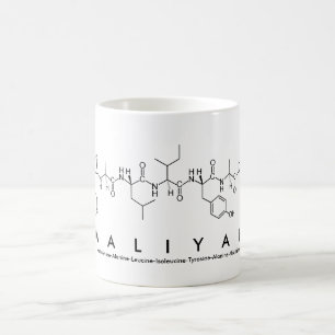 Taza De Café Maliyah peptide nombre mug