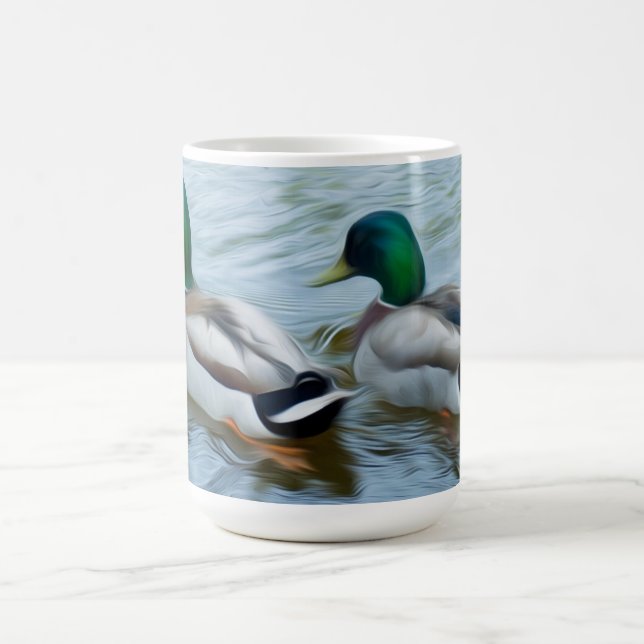 Taza De Café Mallard Ducks (Centro)