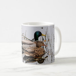 Taza De Café Mallard Pair Ceramic Mug