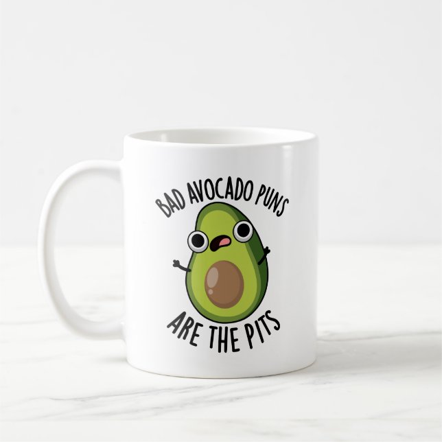 Taza De Café Malos agujeros de aguacate son el divertido bollo  (Izquierda)