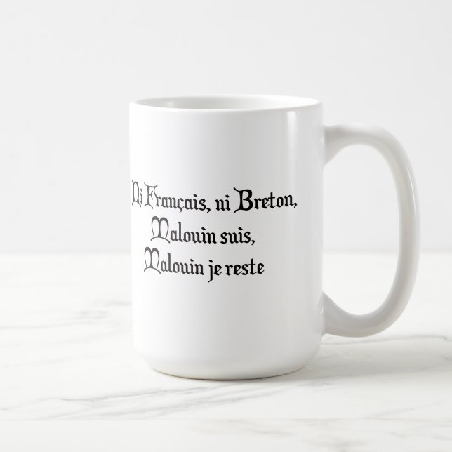 Taza De Café Malouin de BREIZH BRETAÑA GRAN BRETAÑA (Derecha)