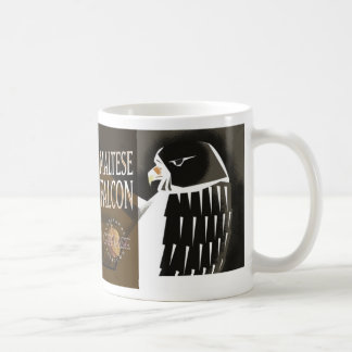 Taza de café maltesa del halcón