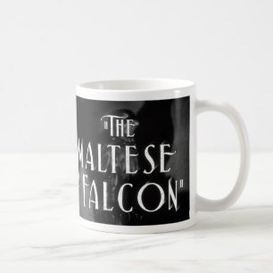 Taza de café maltesa del halcón