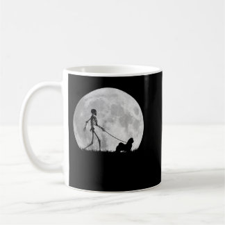 Taza De Café Maltese Halloween Skeleton Funny Dog Youth Kid Gir