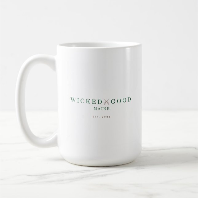 Taza De Café Malvado, buen sentido - Rifle con Alcance - Caza M (Izquierda)