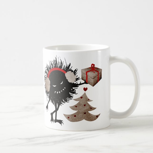 Taza De Café Malvado Bug da regalo de Navidad (Derecha)