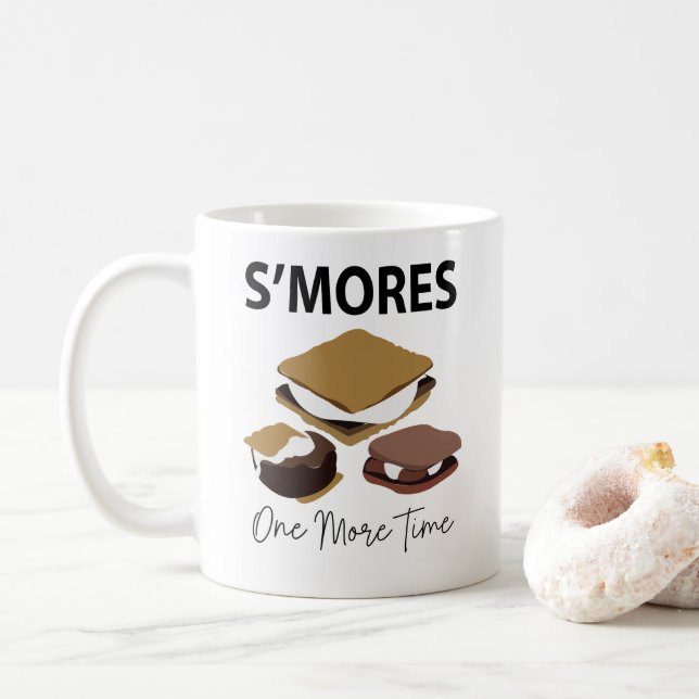 Taza De Café Malvaviscos S'mores Postre Una Vez Más Smore (Con donut)