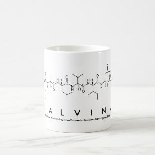 Taza De Café Malvina peptide name mug
