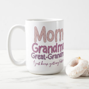 Taza De Café Mamá-Abuela-Gran Abuela