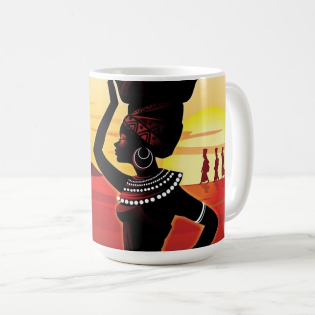 Taza De Café mama africa queen mug (Anverso derecho)