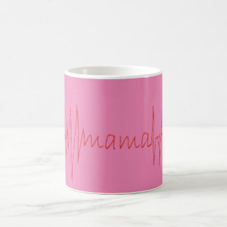 Taza De Café Mamá ama el regalo del día de la madre para el mej