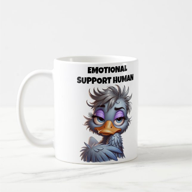 Taza De Café Mamá apoyo emocional humano (Izquierda)