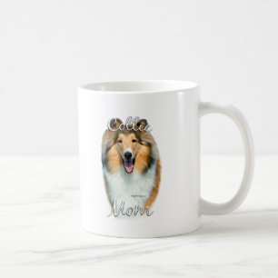 Taza De Café Mamá (áspera) 2 del collie