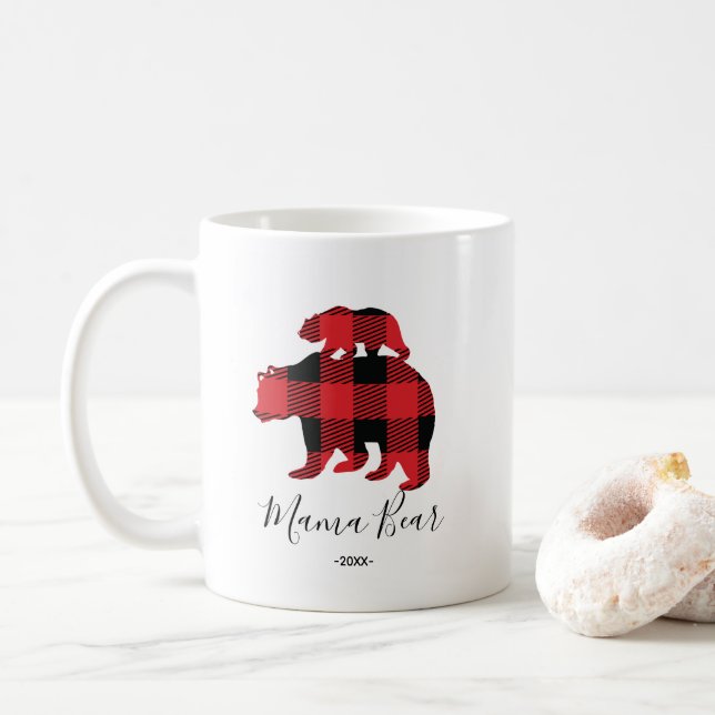 Taza De Café Mama Bear Café Mug (Con donut)