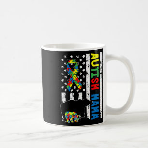Taza De Café Mama Bear Matanza Autismo Familiar Regalos De Sens