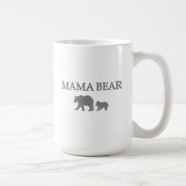 Taza de café "Mama Bear" Osa y Cachorro